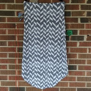 Cotton Blend Maxi Skirt